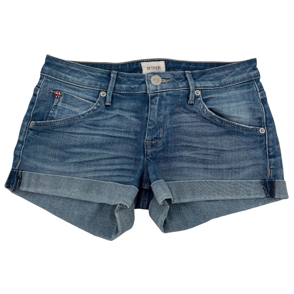 Hudson Hampton Cuffed Hem Denim Jean Shorts Size 25 Women’s